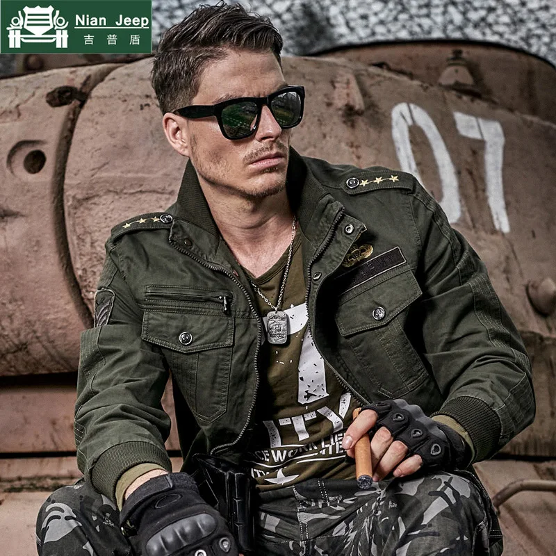 

New 2018 Autumn Winter Military tactical Pilot Jacket Men Cotton Bomber Jacket Plus Size 6XL Casual Air Force Flight Jacket Coat