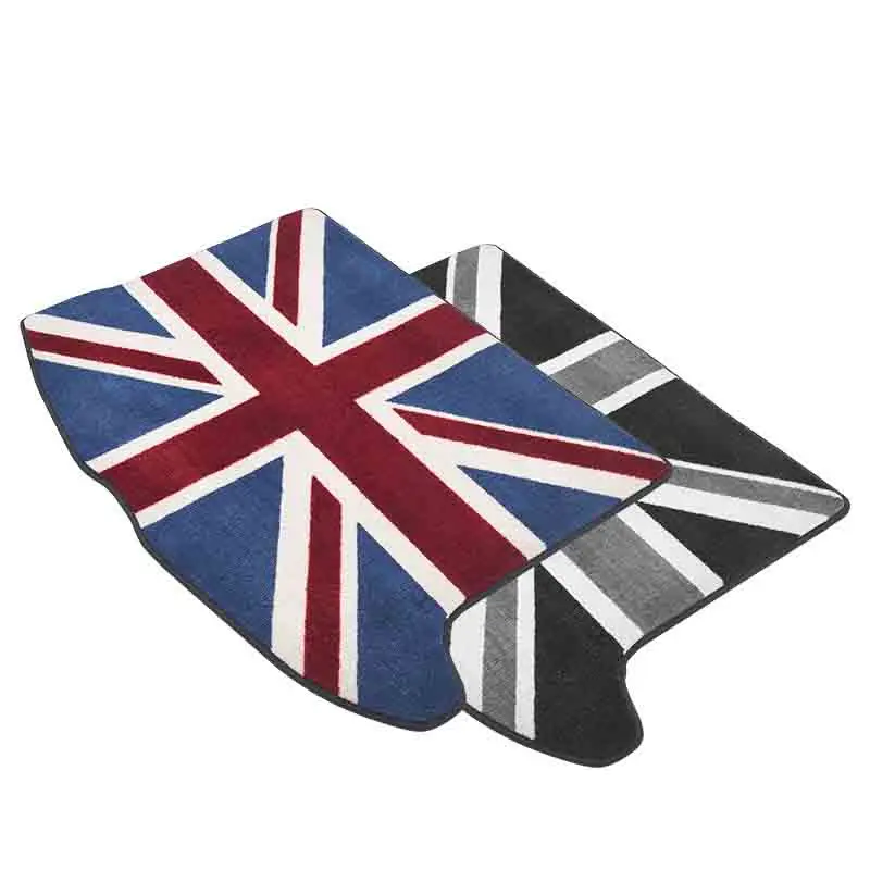  Union Jack Car Floor Rear Trunk Mat Cargo Auto Protected For Mini Cooper One JCW F54 F55 F56 F60 R6