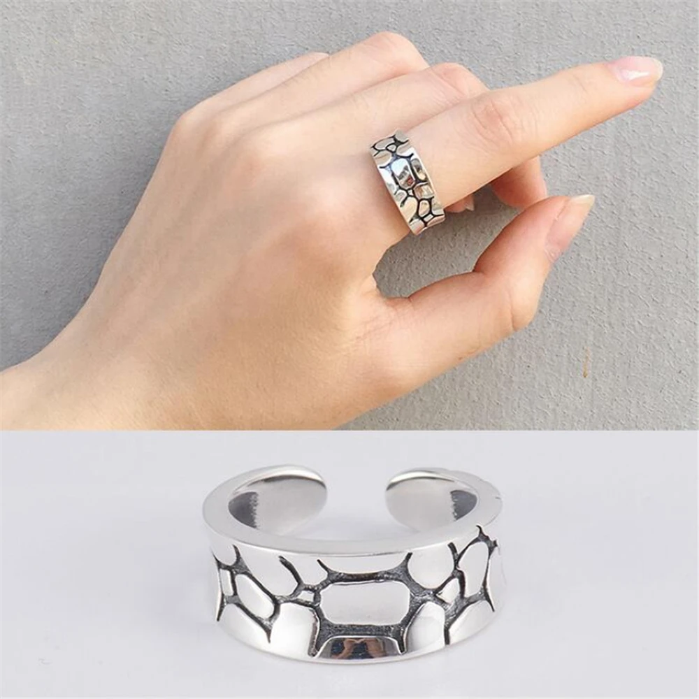 

925-29R High Brand Men Women Fashion 925 Silver Open Ring