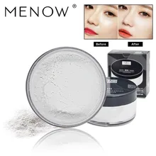 MENOW свободный порошок прозрачный контроль масла дышащая пудра 24 часа стойкий анти-пот не цветет скрывающий порошок Косметика