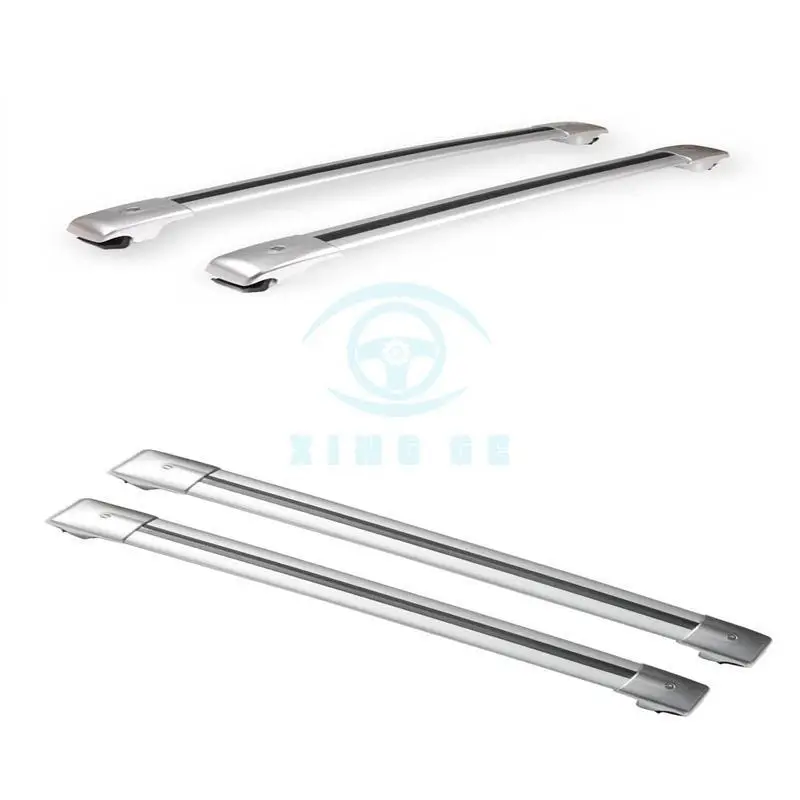 

Fit For Toyota Prado 10-16 2pcs Aluminum alloy Cross Bar Roof Cargo Luggage Rack