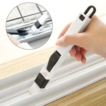 

Newest Arrivals Multipurpose Window Door Keyboard Cleaning Brush Cleaner+Dustpan 2 In 1 Tool 2 colors optional 8