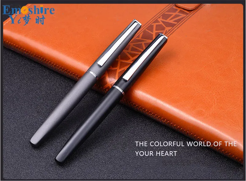Черная гелевая ручка деловые подарки металлический рекламный подарок шариковая ручка на заказ шариковая ручка с логотипом оптовая