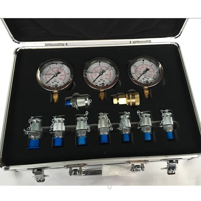 Buy Excavator Hydraulic Gauge with Tool Box Test Table