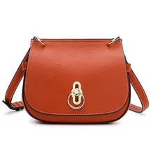 

2018 New Shoulder Bag Female Fashion Leather Handbag Casual Top Layer Leather Shell Bag Slung Small Bag