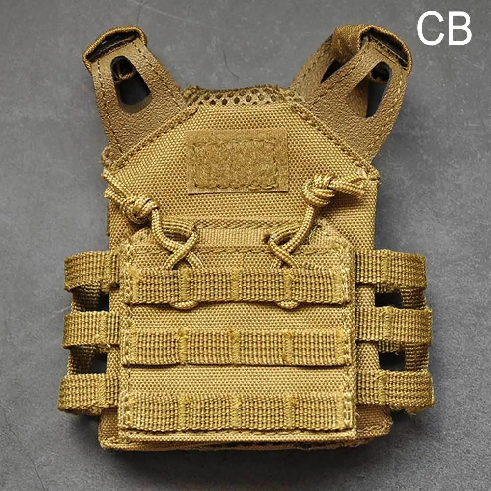 SINAIRSOFT JPC тактический военный Molle мини жилет koozie охотничий Открытый регулируемый ремень журнал орнамент кулон США - Цвет: CB