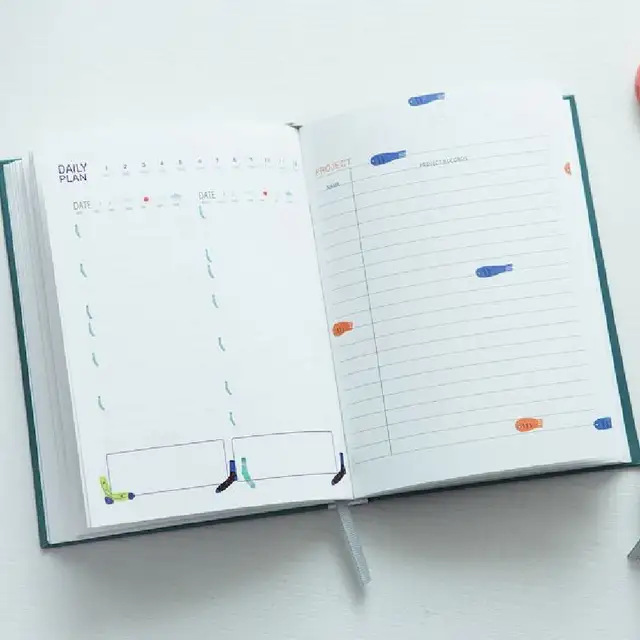 Us 1328 Carino Cancelleria Notebook 365 Planner Kawaii A5 Settimanale Mensile Quotidiano Diario Planner 2019 Notebook E Riviste Di Scuola