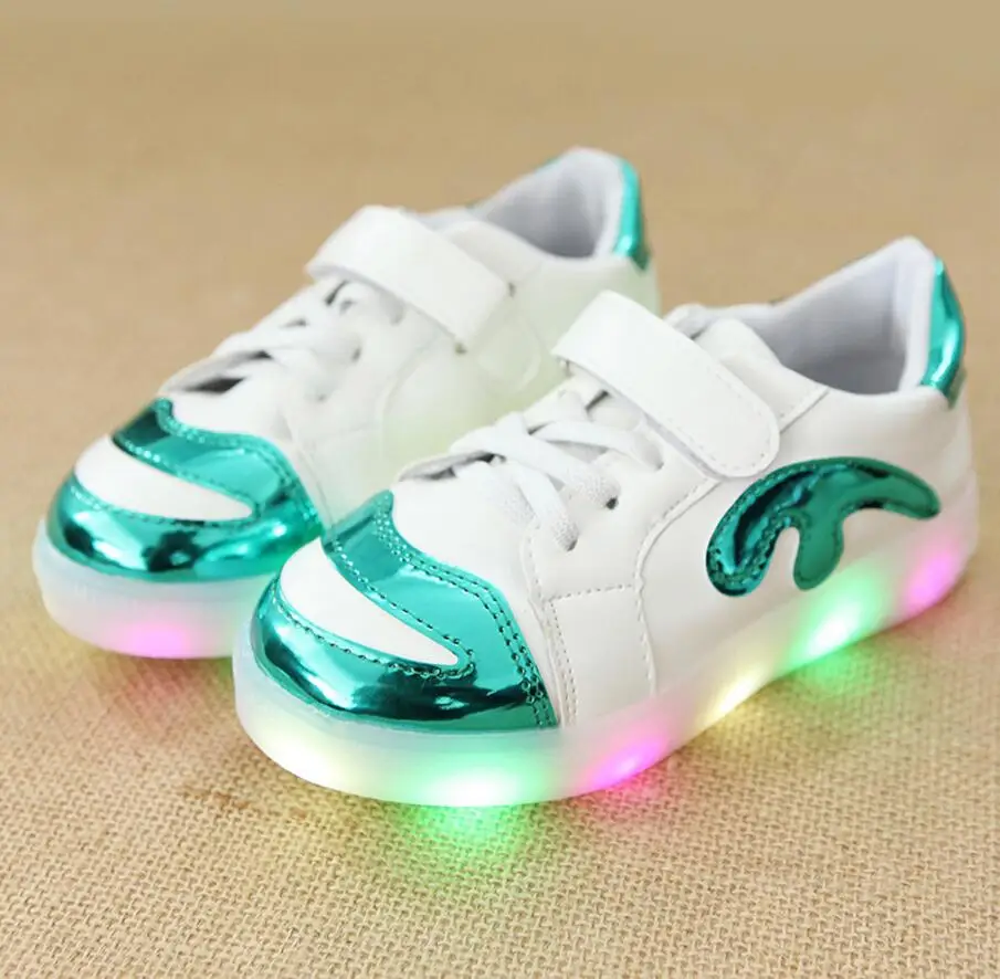 Girls Boys Sport Shoes Kids Bright Glowing Kids Shoes Girls Boys Sport Shoes Kids Bright Glowing Kids Shoes