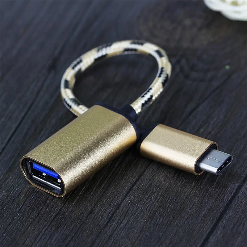 SIANCS сплав нейлон USB C тип-c для OTG Кабель-адаптер разъем для передачи данных для Macbook для Letv Max для Xiaomi 5 MIi 5 4C samsung