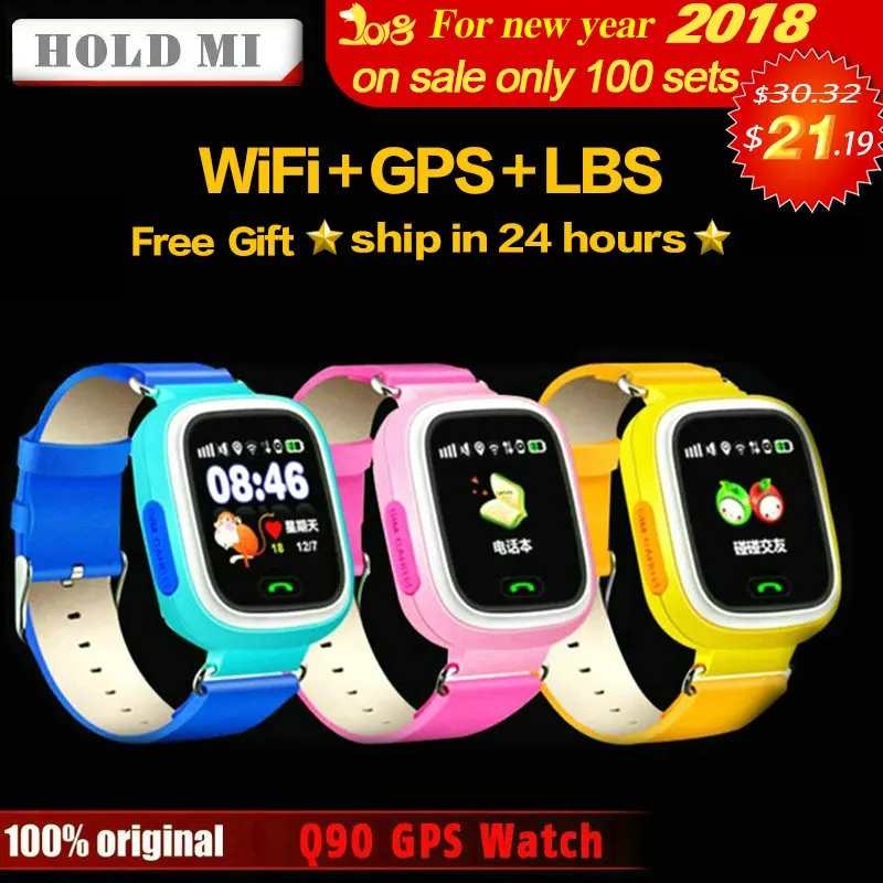 HoldMi Q90 GPS Child Smart font b Watch b font Phone Position font b Children b