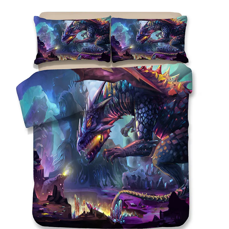 Dinosaur Duvet Cover Set Different Types Of Dinosaurs Natural