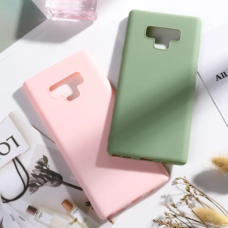 

For Samsung Galaxy Note 10 Pro Case Candy Color Soft TPU Phone Cases For Samsung Galaxy Note 9 8 Note8 Note9 Case Funda Capa