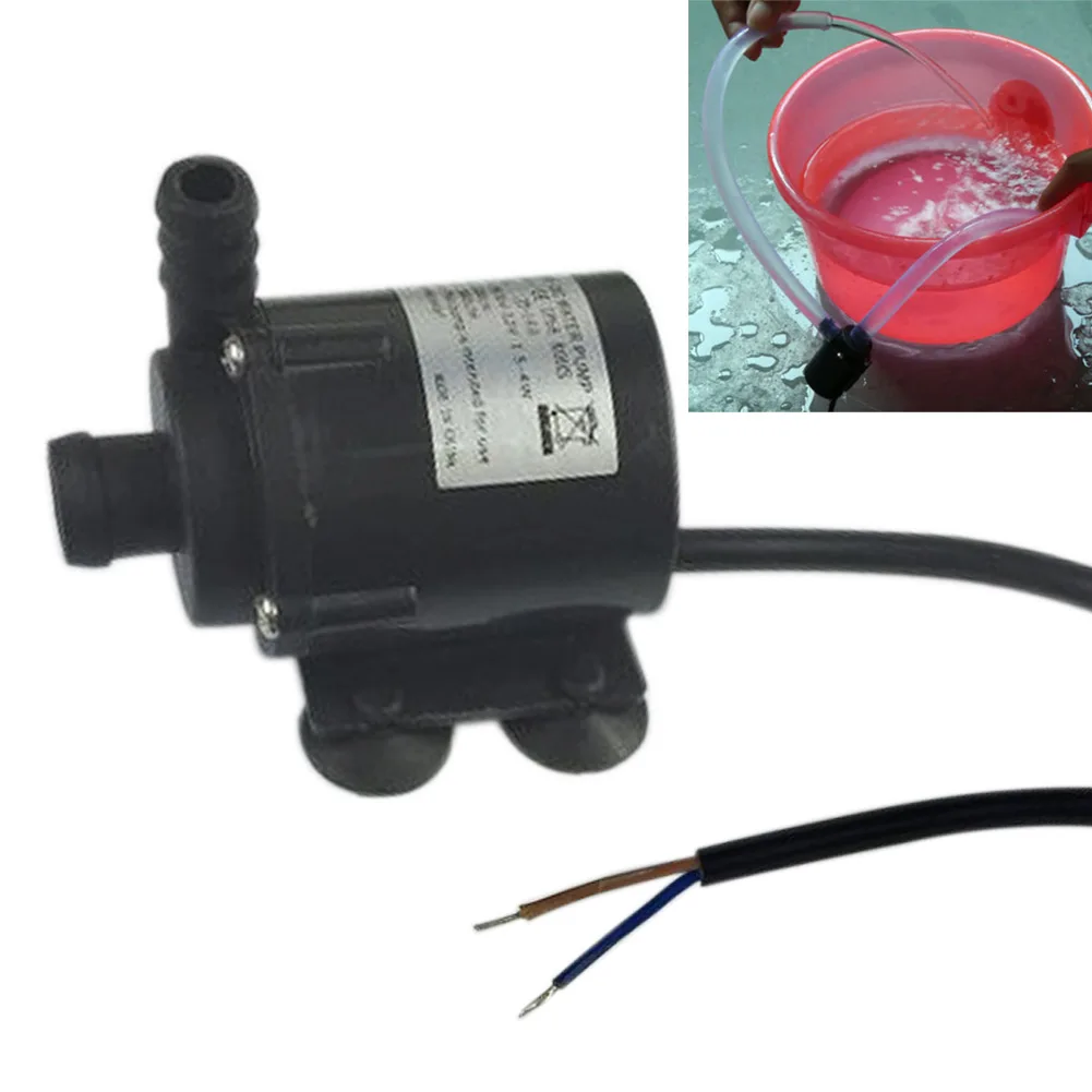 12V DC Electric Mini Water Pump Micro Brushless Submersible Pump for