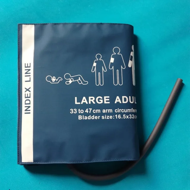 CM1204 blue PU extra large adult arm blood pressure cuff for Mindray