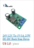 Погружения 1 шт. DC-DC понижающий преобразователь понижающий модуль LM2596 тока выходной ток 1,25 V-30 V