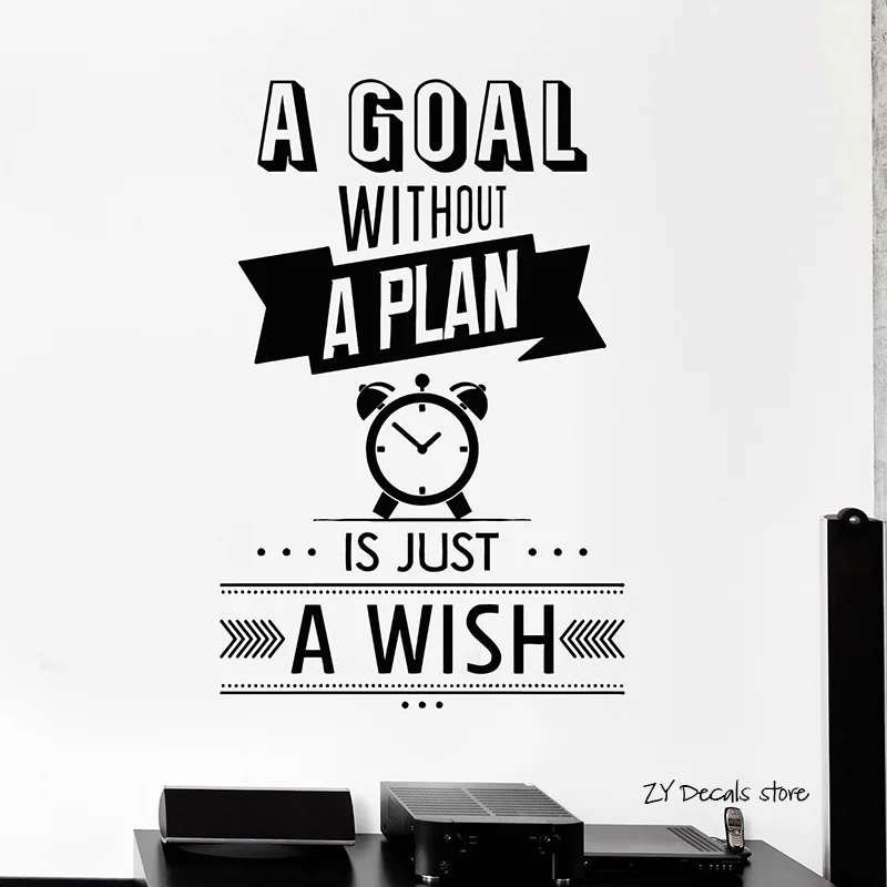 

Motivation Quotes Wall Decals Inspire Wall Sticker Art Mural Removable Wallpaper For Office Room Home Decoration Wall Decor L408