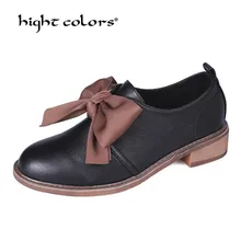 Брендовая обувь, женские повседневные туфли-оксфорды с круглым носком и бантом, цвет черный, бежевый, женская обувь на плоской подошве, удобная женская обувь без шнуровки