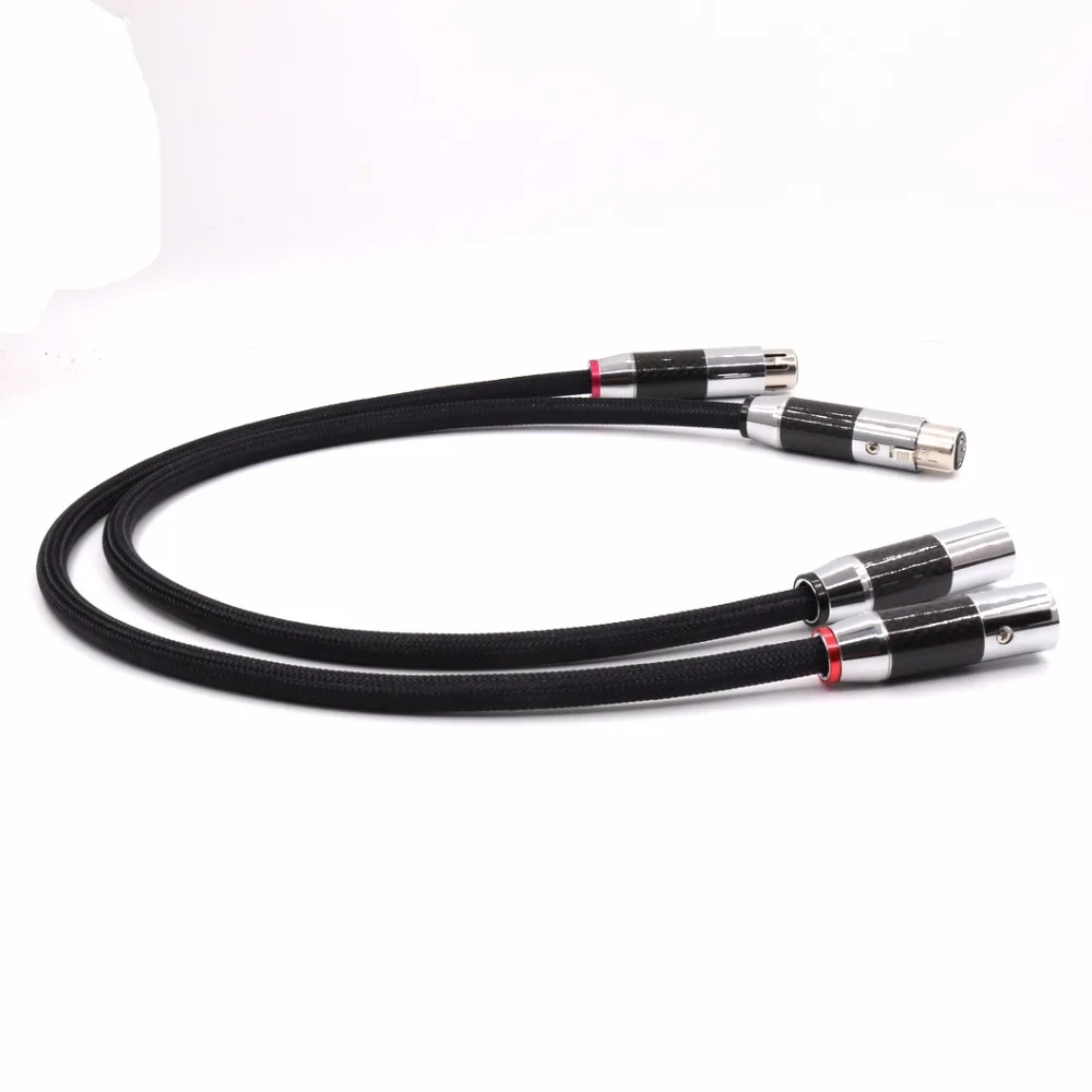SQ 88B G5 кабель 5N Чистый медный Посеребренный разъем XLR из углеродного волокна Hifi