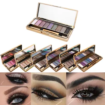 

9 Colors Shimmer Eyeshadow Palette Matte Eyeshadow Naked Palette Glitter Eye Shadow Make Up Tool Nude Makeup Set Cosmetics Kit