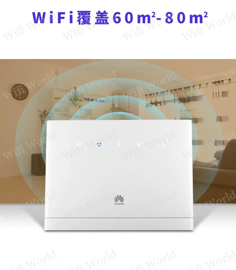 Unlocked For Huawei B315s-936 150Mbps 4G LTE CPE WIFI ROUTER Modem With Antenna