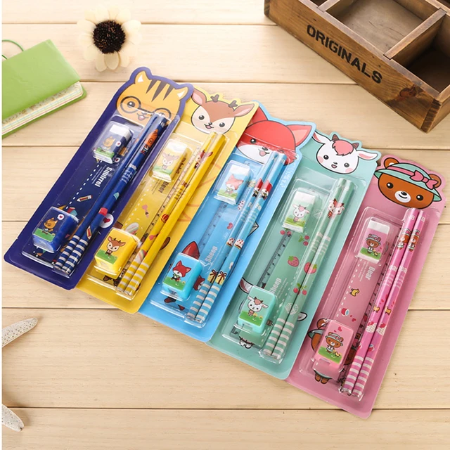aliexpress com buy 5sets lot cartoon cute children stationery set stationery