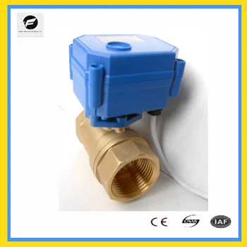 

brass motorized valve DN15 DN20 DN25 DC3-6v DC12v DC24v AC220v motorized valve for water leakage detection
