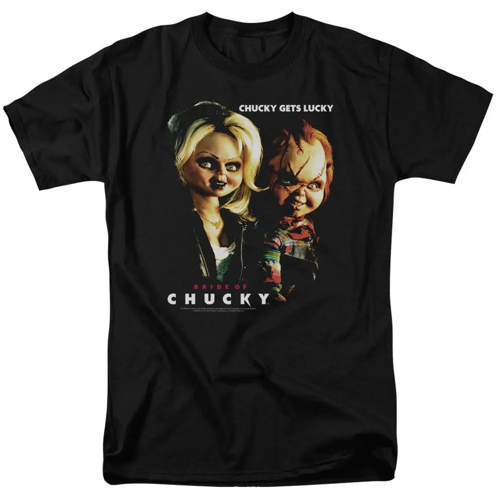 Bride Of Chucky Gets Lucky Sizes NEW Brand Clothihng Top Quality Fashion Mens T Shirt 100% Cotton | Мужская одежда
