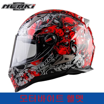 

NENKI Motorcycle Helmet Men Motocross Racing Helmet Motorbike Full Face Helmet ECE Certification Moto Helmet Capacete De Moto