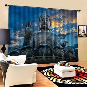 

3D Curtain Luxury Blackout Window Curtain Living Room people curtains Blackout curtain