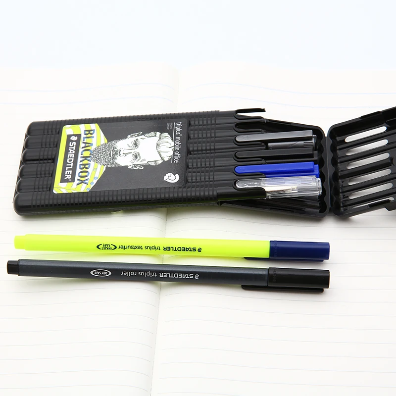 Staedtler Triplus Mobile Office 34 Sb6 Multi Functional Pen Set Staedtler Triplus Mobile Office 34 Sb6 Multi Functional Pen Set Fineliner Ballpoint Mechanical Pencil Highlighter 6pcs In Gel Pens From