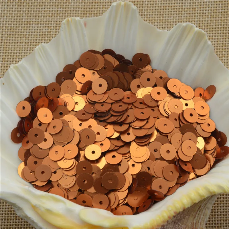 

2500-8000pcs(30-100g) 6mm PVC Flat round loose Sequins&Paillette Sewing Garment accessories,Sequin for crafts wedding decoration