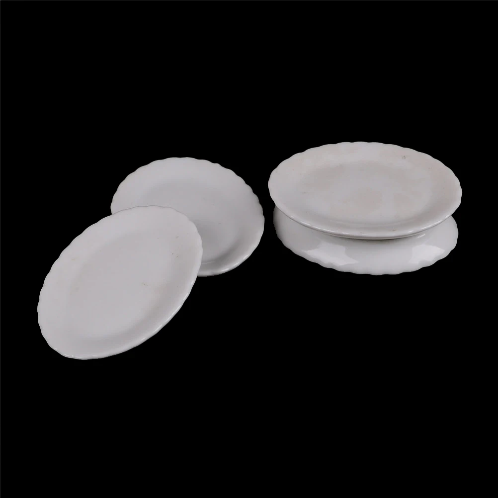 أثاث المطبخ لعب للأطفال الاطفال الإبداعية هدية دمية مصغرة الأبيض السيراميك طبق لوحة 1/6 1/12 بيت الدمية أثاث المطبخ لعب للأطفال الاطفال الإبداعية هدية دمية مصغرة الأبيض السيراميك طبق لوحة 1/6 1/12 بيت الدمية