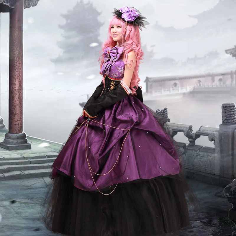 Vocaloid Cosplay Costume Megurine Luka Cosplay Costume Gown