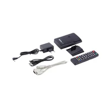 Новый Внешний ЖК ЭЛТ VGA Внешний ТВ-Тюнер PC BOX приемник Тюнер HD 1080 P Speaker TV Box С Дистанционным Управлением оптовая
