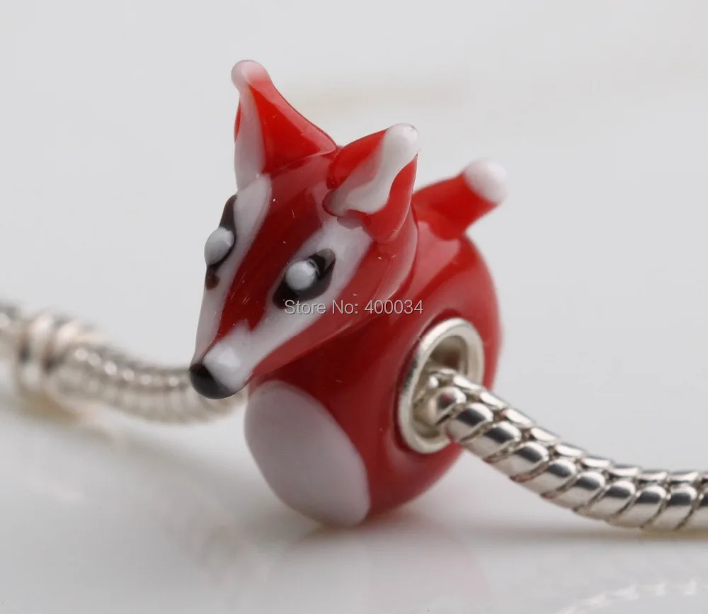 

DW210 Lampwork Animal Glass Beads Fit for 3MM European Fashion Bracelet & Necklace Pendants