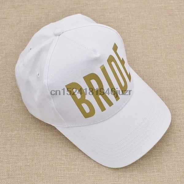 Отряд "невеста" Золотой принт шляпа девичник Snapback шапки Белый Черный летние мужские уличные шапки