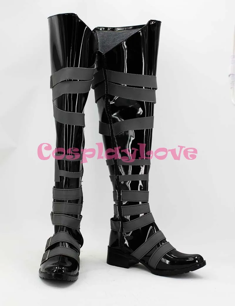 1646 Black Butler Kuroshitsuji Undertaker Cosplay Boots (2)