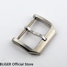 BLIGER 18 мм 1 шт. Стерильная Пряжка для часов из нержавеющей стали, подходит для автоматического перемещения, мужские часы с застежкой, кожаная пряжка BU6