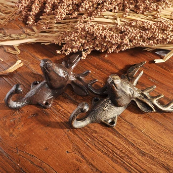 

Vintage Deer Head Hanger Decorative Wall Hooks Home Decor Holder On The Wall Coat Clothes Key Holder Rack