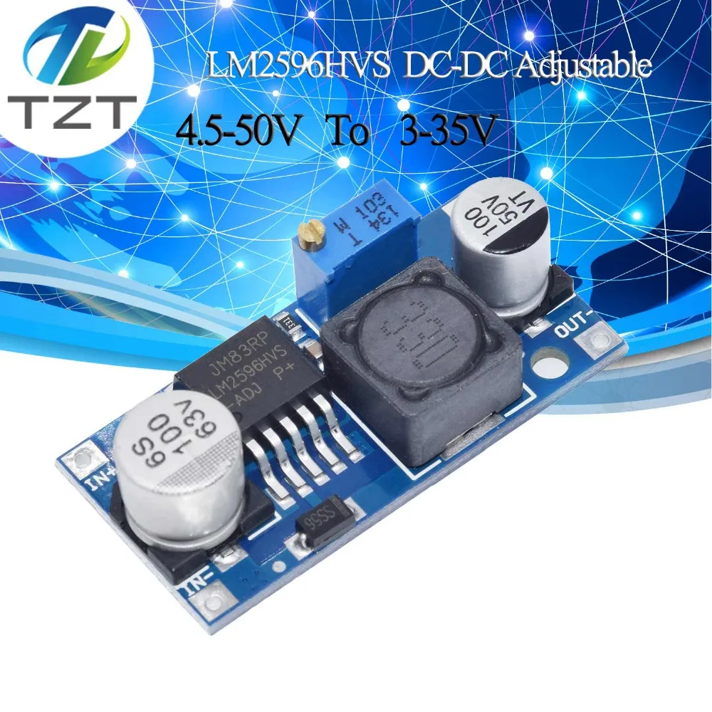 

LM2596HVS LM2596 HV LM2596HV DC-DC Adjustable Step Down Buck Converter Power Module 4.5-50V To 3-35V Urrent limiting