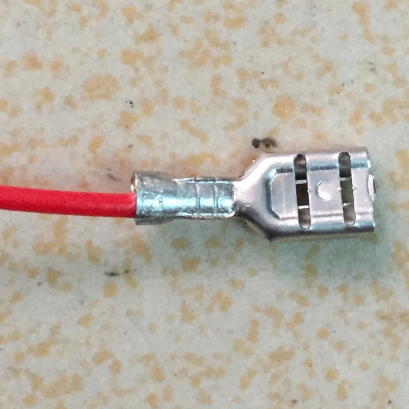 100 pcs 2.8mm Silver Terminal Crimp with case Female Spade Quick Connector Terminal for Chain cable Wires Arcade Jamma Harness