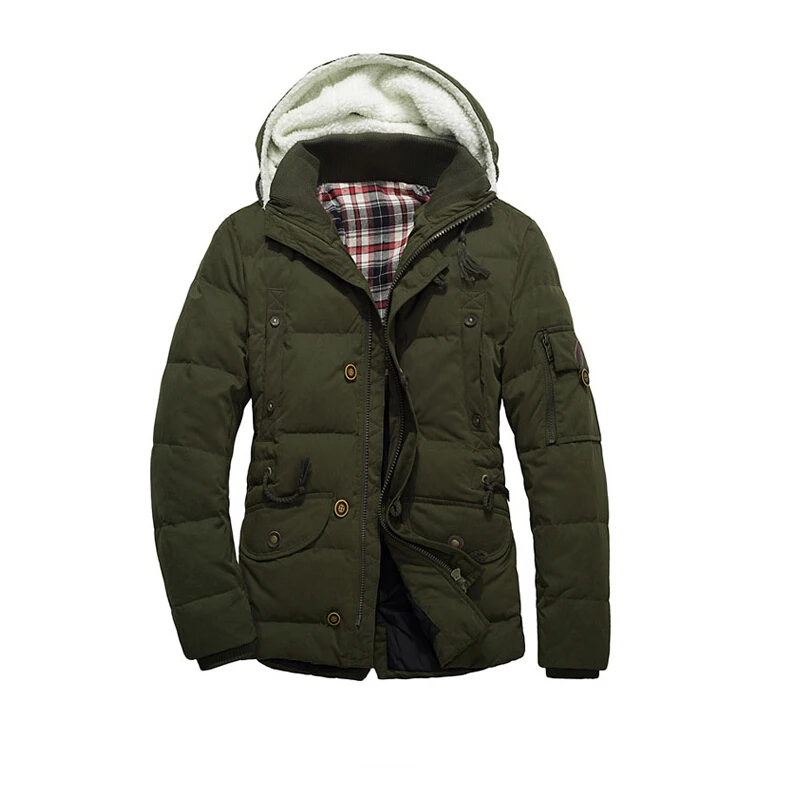 2015 invierno marca hombres abajo chaqueta nueva corea