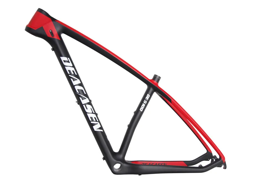 Flash Deal DEACASEN Carbon Mountain  Bike Frame Mtb Thread BB 27.5er 135*9mm Carbon Mountain Frameset Sale 15