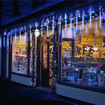

30CM 50CM Waterproof Meteor Shower Rain Tube LED String Lights Outdoor Christmas Wedding Garden Tree Decoration Garland