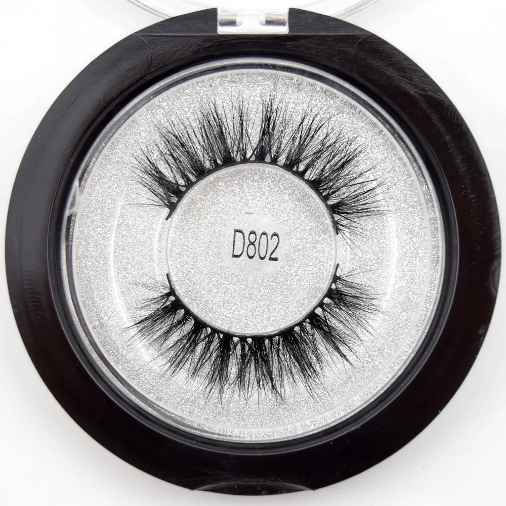 

Visofree Eyelashes 1 pair 3D Mink Lashes maquillaje Mink Eyelashes Handmade Crisscross Beautiful fluffy lash False Eyelash D802