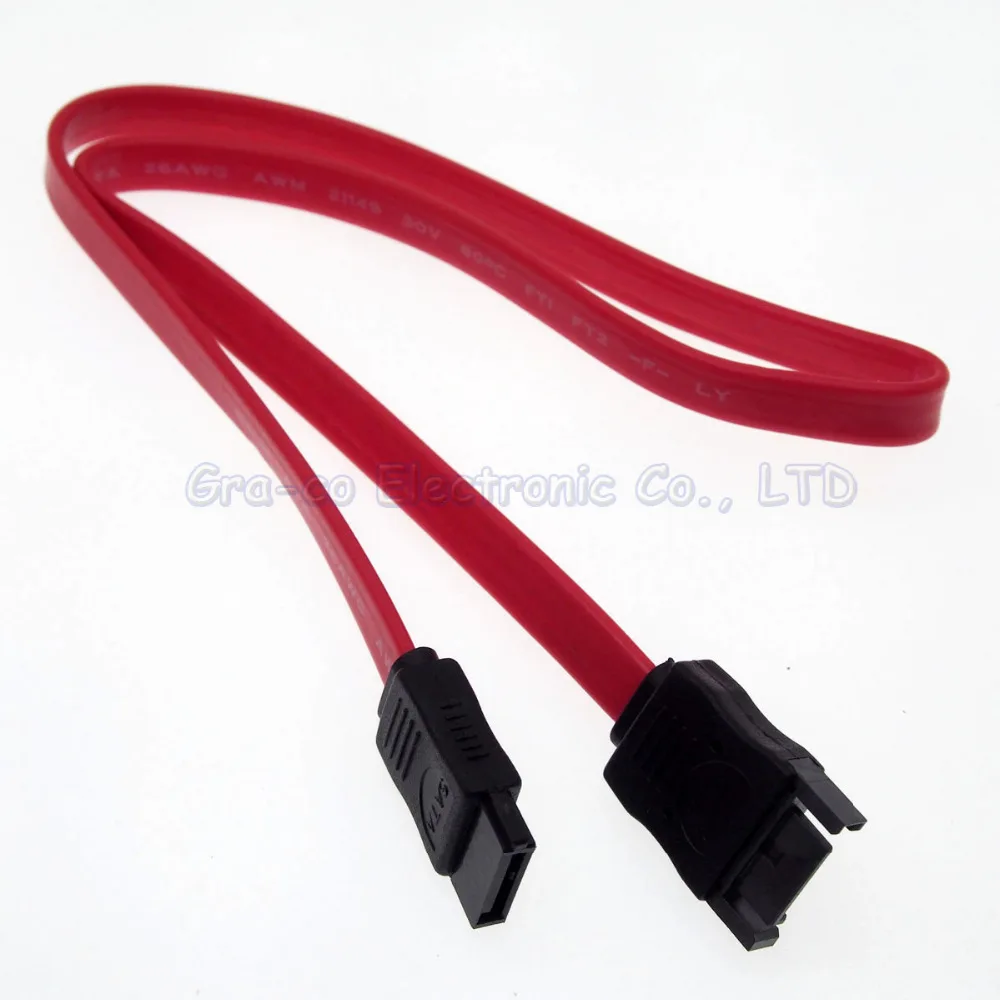 5pcs/lot SATA data cable Sata 7pin male to female sata cablein Data