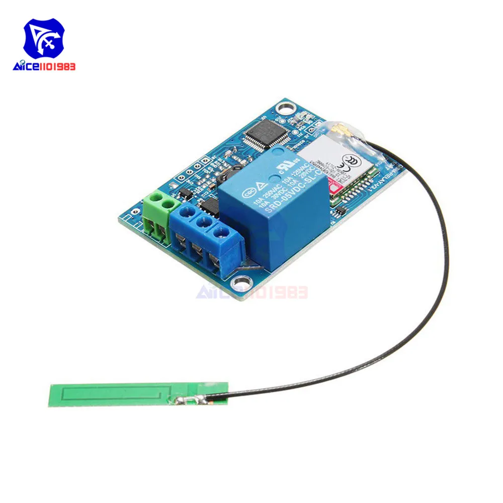 1 канал GSM SIM800C релейный модуль SIM800C STM32F103CBT6 антенна 2G сеть для Arduino умный дом SMS GSM переключатель дистанционного управления