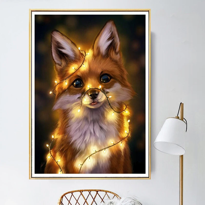 

5D Diamond Painting Full Display Little Dog Diamond Embroidery Full Square Cross Stitch Rhinestones Decor Home Gift Sticker