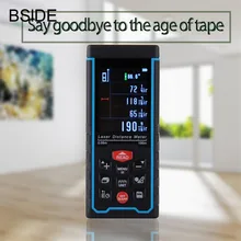 100 м Портативный Ручной цифровой лазерный дальномер Цвет Дисплей дальномер Diastimeter области измерения объема дальномер