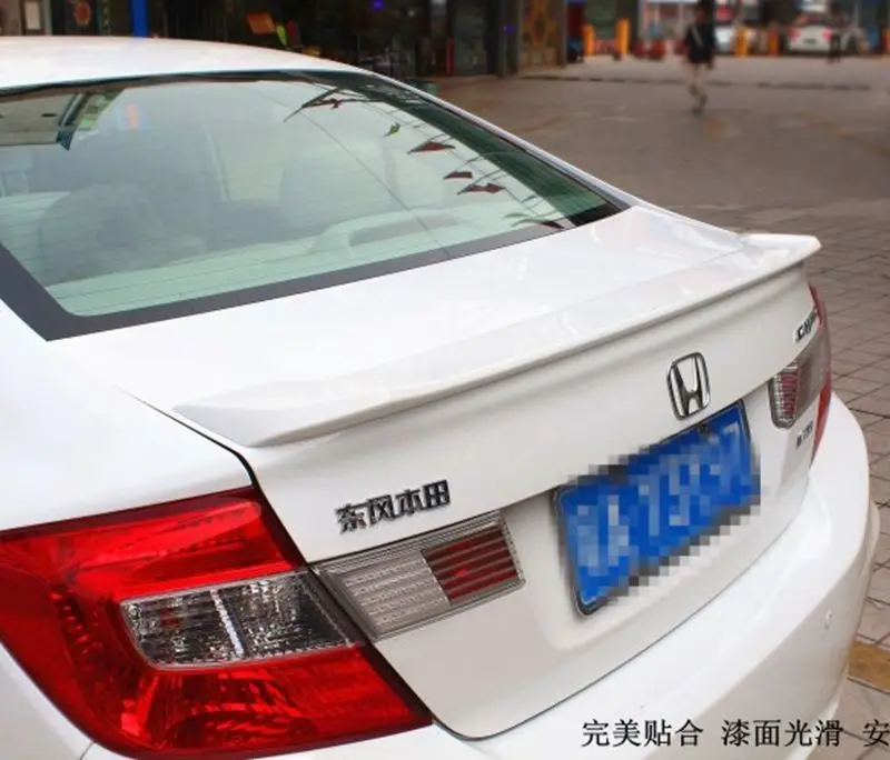 Автомобильный Стайлинг для Honda Civic 2012 2013 ABS пластик Неокрашенный праймер цвет